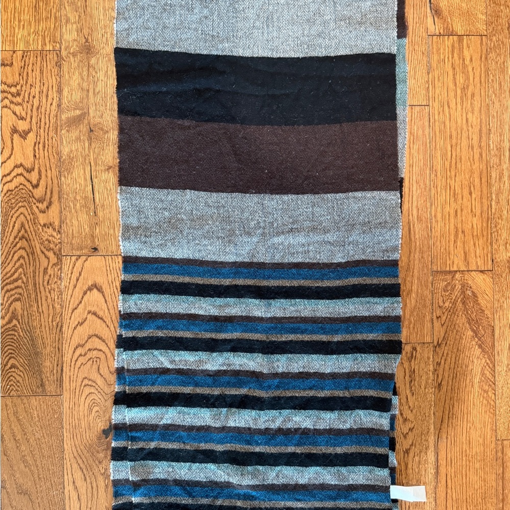 Paul Smith Blue and Brown Scarf